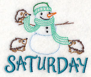 Saturday Snowman (Vintage) - Image 2