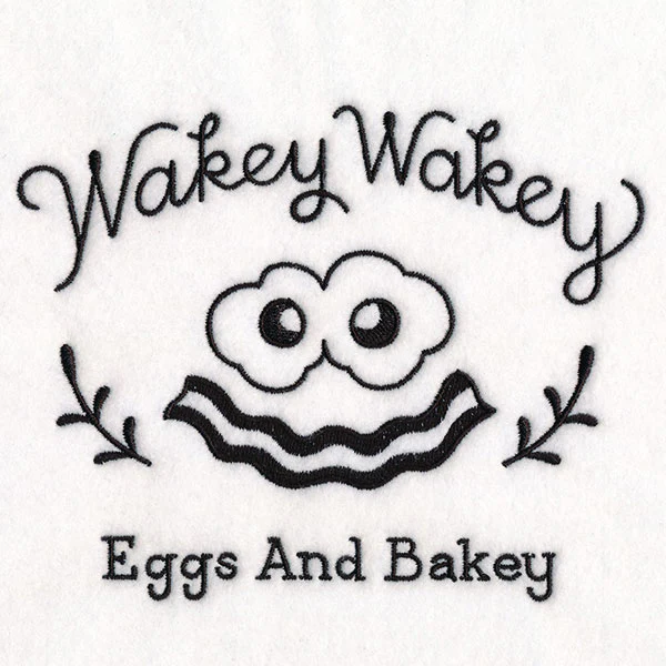 Saucy Kitchen Sayings - Wakey Wakey Eggs And Bakey - Image 3