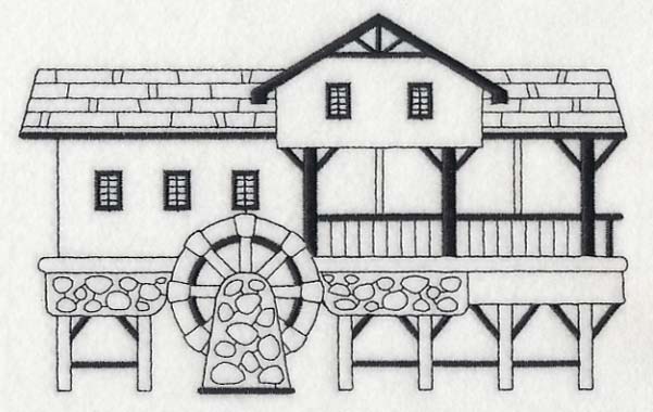 Saw Mill (Blackwork) - Image 3