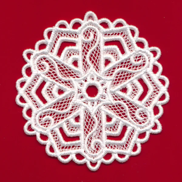 Scalloped Snowflake (Lace) - Image 3