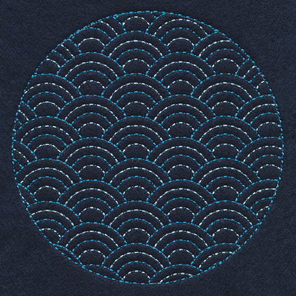 Scallops and Flair Sashiko Quilting Circle - Image 3