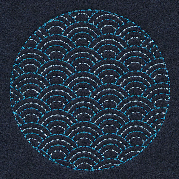 Scallops and Flair Sashiko Quilting Circle - Image 7
