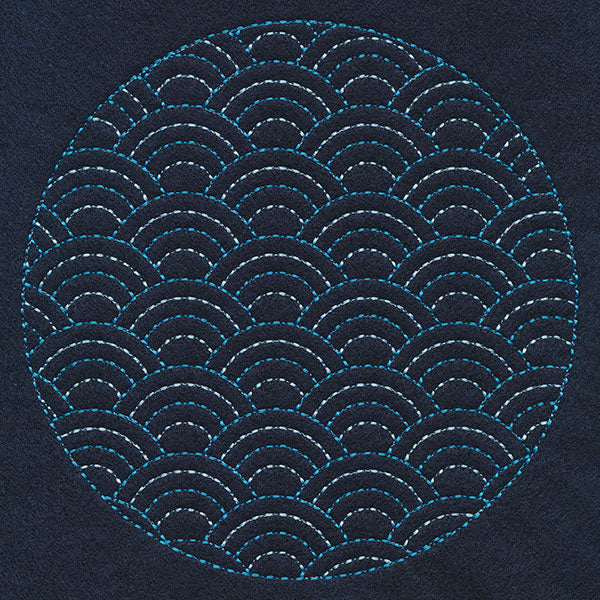 Scallops and Flair Sashiko Quilting Circle - Image 9