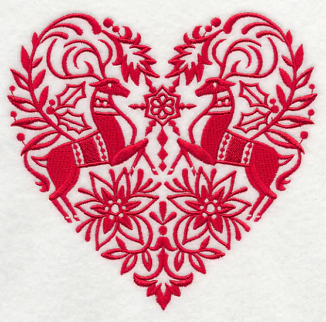 Scandinavian Christmas Heart - Image 3