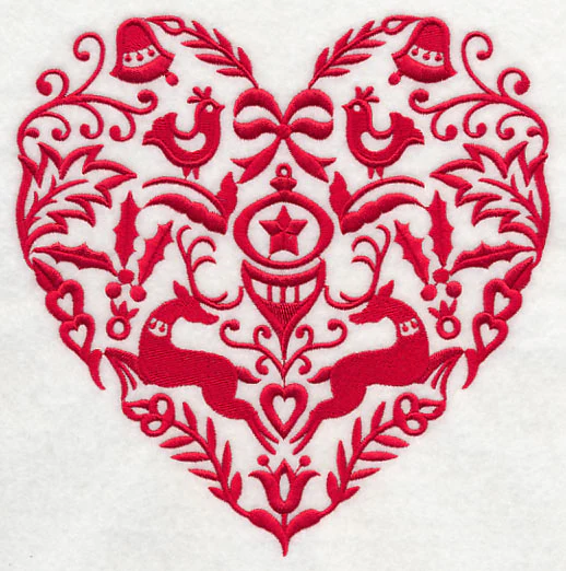 Scandinavian Christmas Heart - Image 2