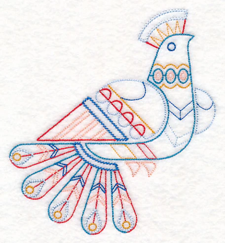 Scandinavian Winter Bird 1 (Vintage) - Image 3