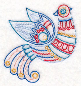 Scandinavian Winter Bird 2 (Vintage) - Image 5