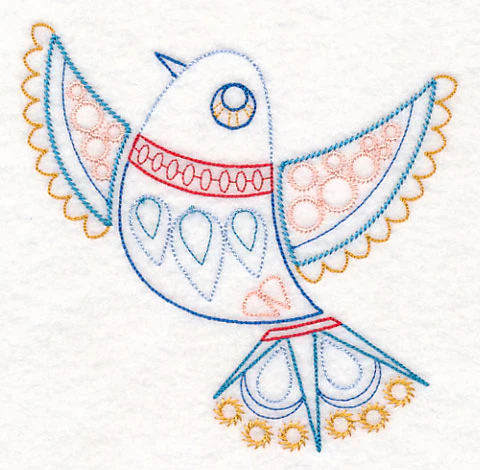 Scandinavian Winter Bird 3 (Vintage) - Image 3