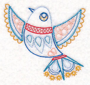 Scandinavian Winter Bird 3 (Vintage) - Image 5