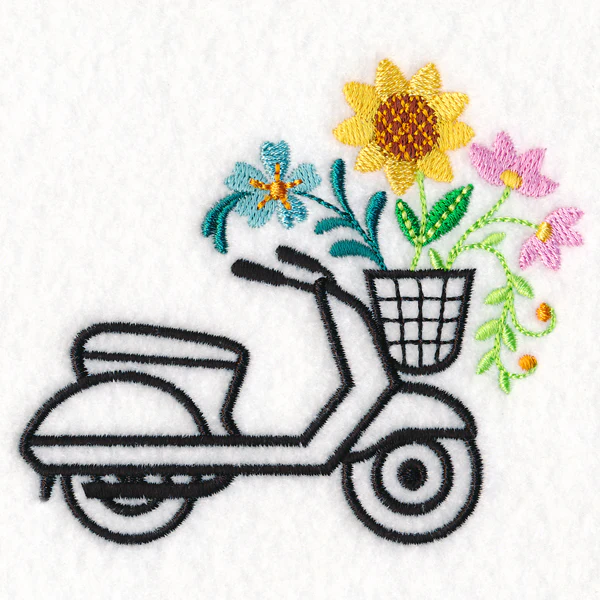 Scooter in Bloom - Image 3