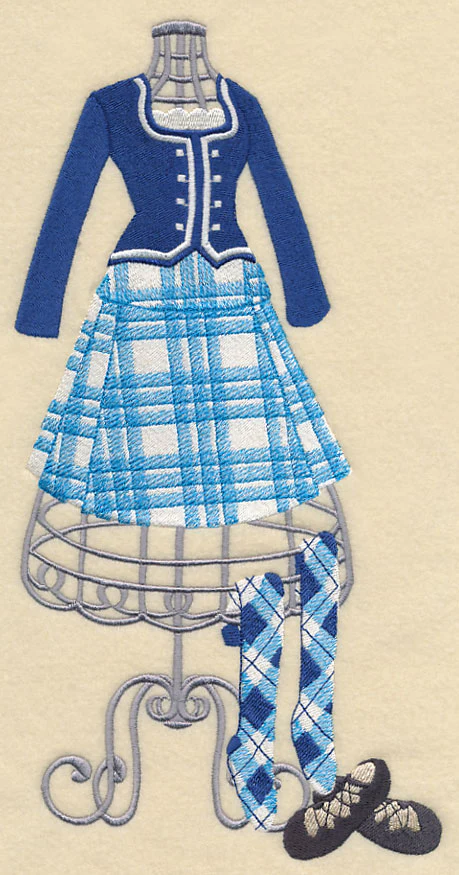 Scottish Dance Dress Form - Image 5