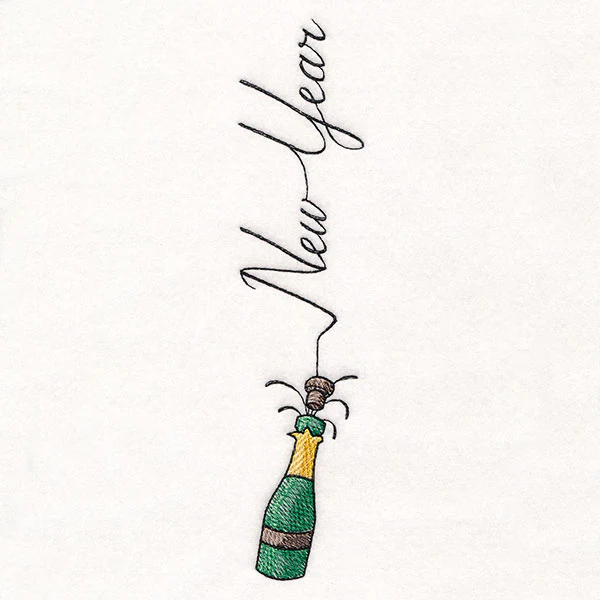 Scripted New Years Champagne - Image 5