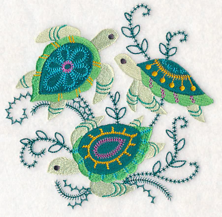 Sea Life Scenes - Turtles - Image 3