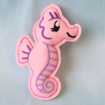 Sea Life Seahorse Stuffie (In-the-Hoop) - Image 2