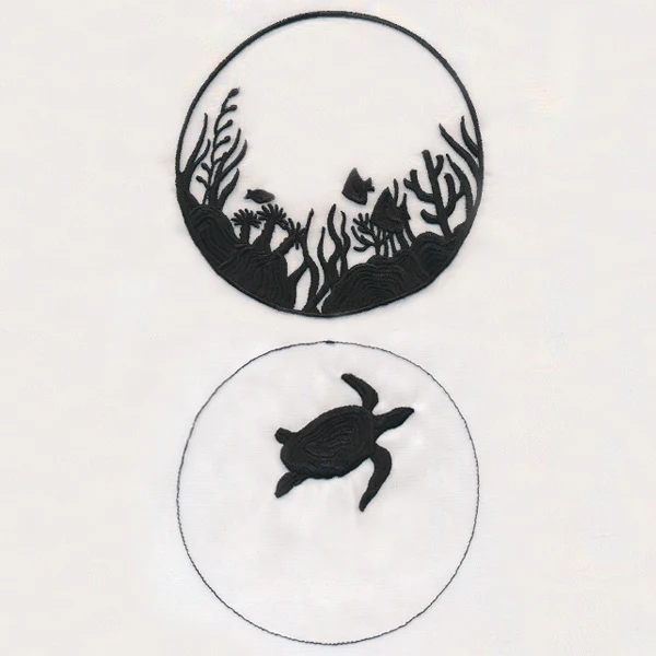 Sea Life Shadowbox (Organza) - Image 4