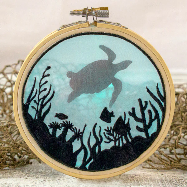 Sea Life Shadowbox (Organza) - Image 5