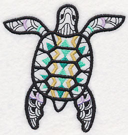 Sea Turtle 2 (Blackwork) - Image 2