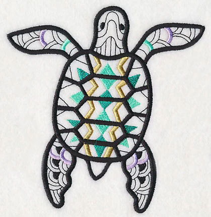 Sea Turtle 2 (Blackwork) - Image 3