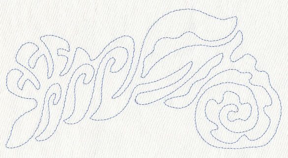 Seashells Quilting Border (Single Run) - Image 2