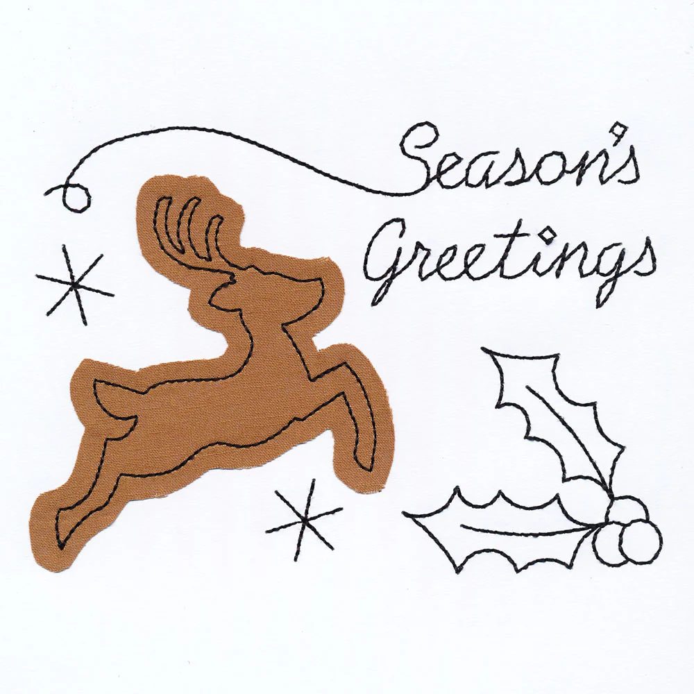 Season's Greetings (Cardstock Applique) - Image 2