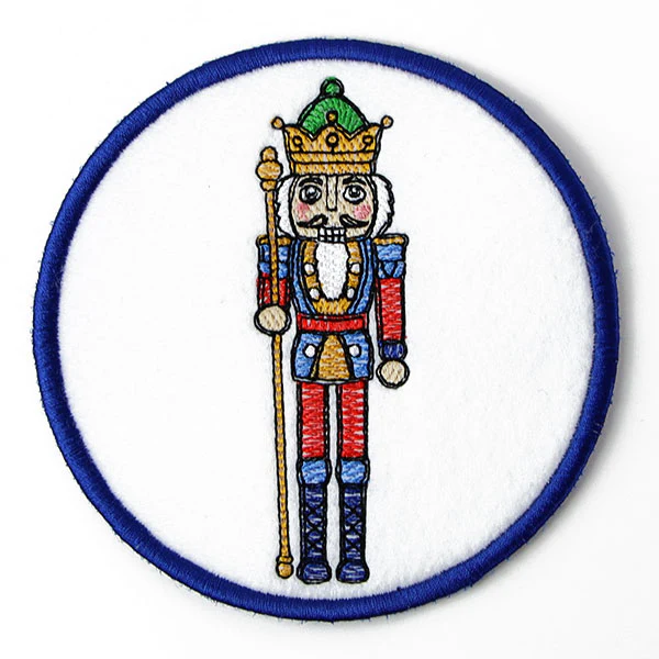 Season's Greetings Nutcracker Coaster 1 (In-the-Hoop) - Image 2