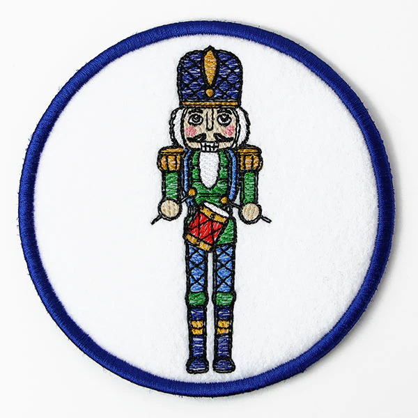 Season's Greetings Nutcracker Coaster 2 (In-the-Hoop) - Image 5
