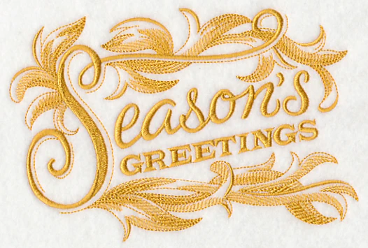 Season's Greetings with Baroque Flourish - Image 4