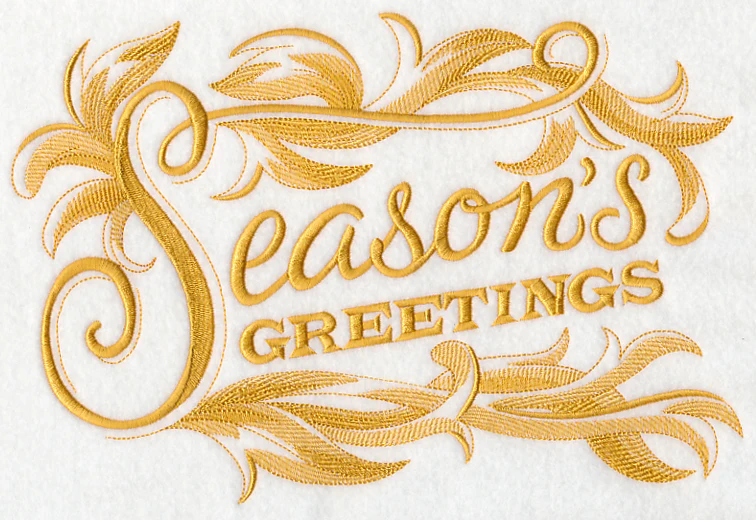 Season's Greetings with Baroque Flourish - Image 5