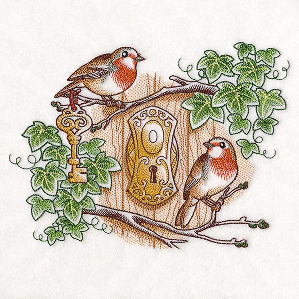 Secret Garden with English Robins - Image 3