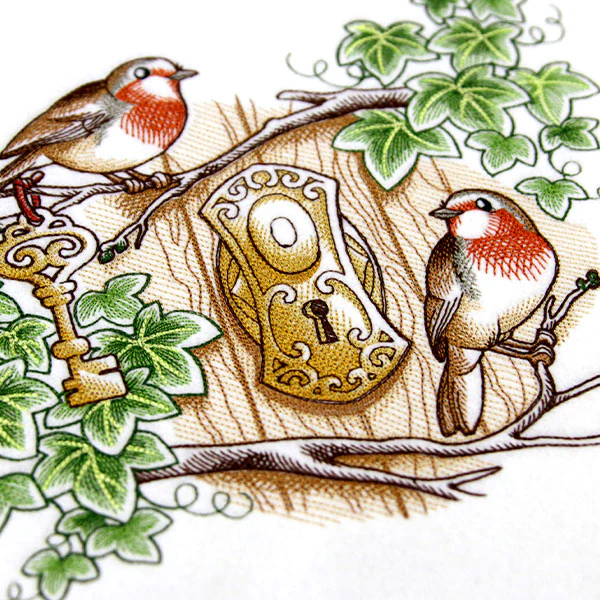 Secret Garden with English Robins - Image 4