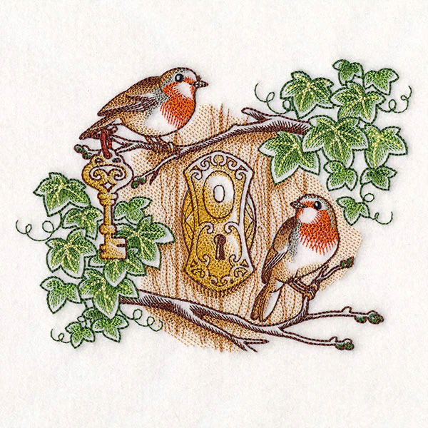 Secret Garden with English Robins - Image 5
