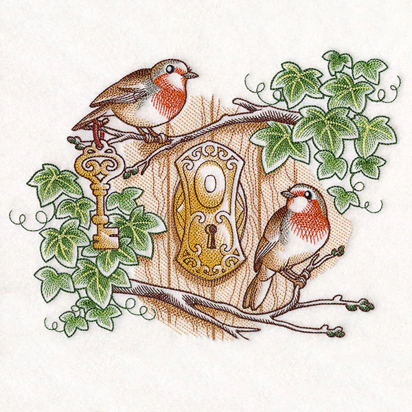 Secret Garden with English Robins - Image 7