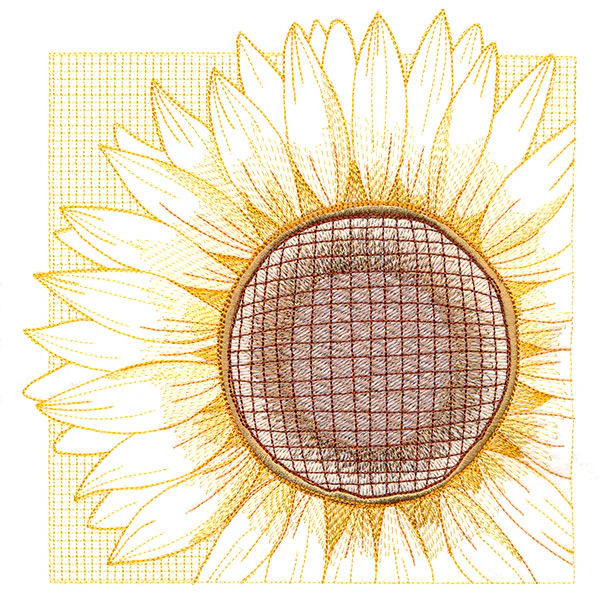 Sensational Sunflower (Trapunto)