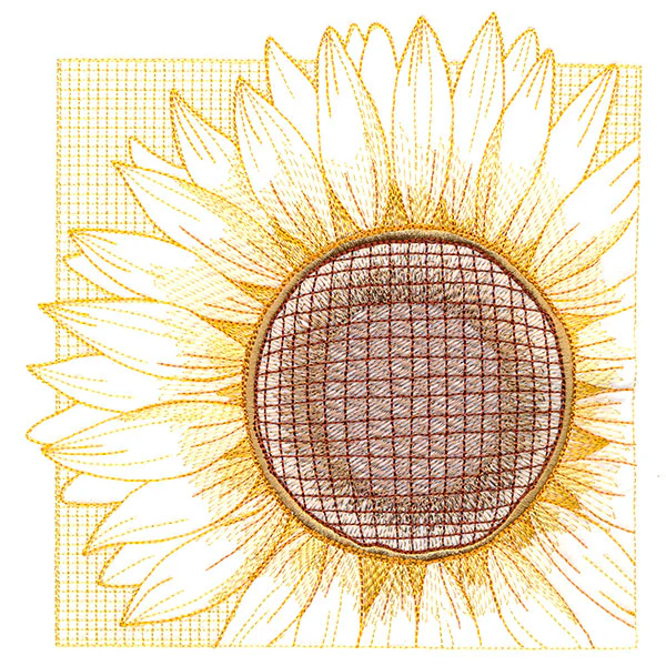 Sensational Sunflower (Trapunto) - Image 3