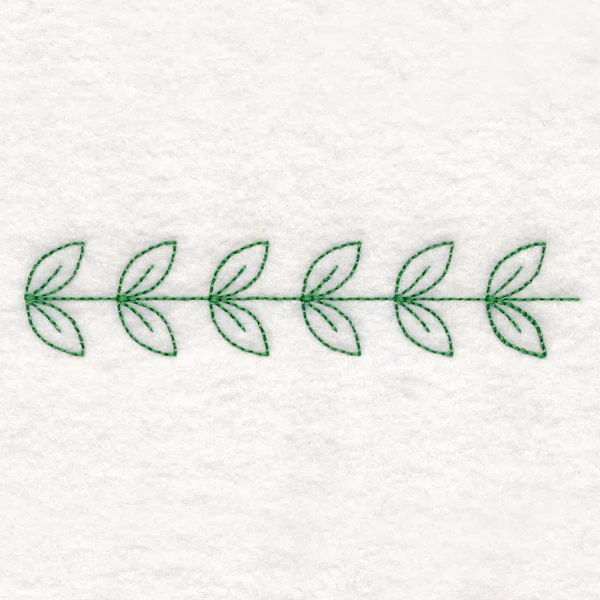 Serene Leaf Border (Vintage) - Image 4