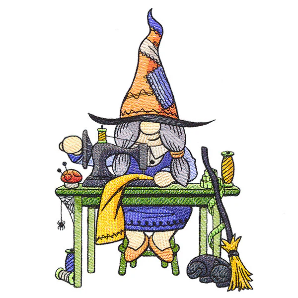 Sew Cute Gnome Witch - Image 2