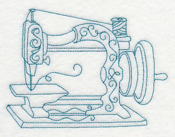 Sew It Seams Machine 4 (Redwork) - Image 3