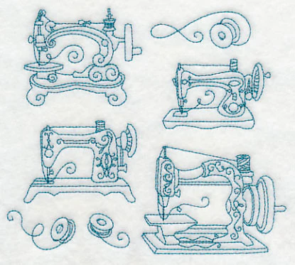 Sew It Seams Medley (Redwork) - Image 3
