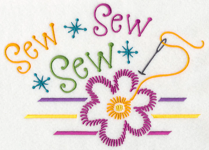Sew Sew Sew with Flower - Image 5