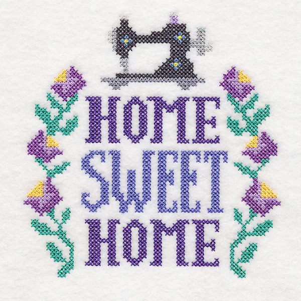 Sewing Home Sweet Home (Cross Stitch) - Image 2