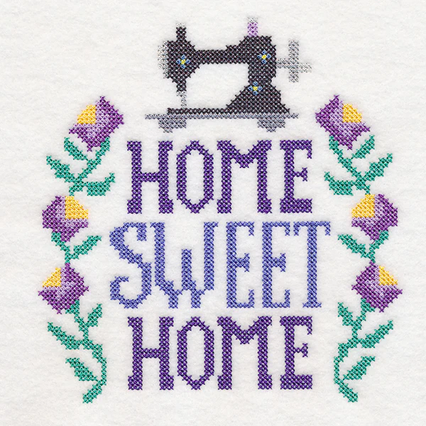 Sewing Home Sweet Home (Cross Stitch) - Image 3