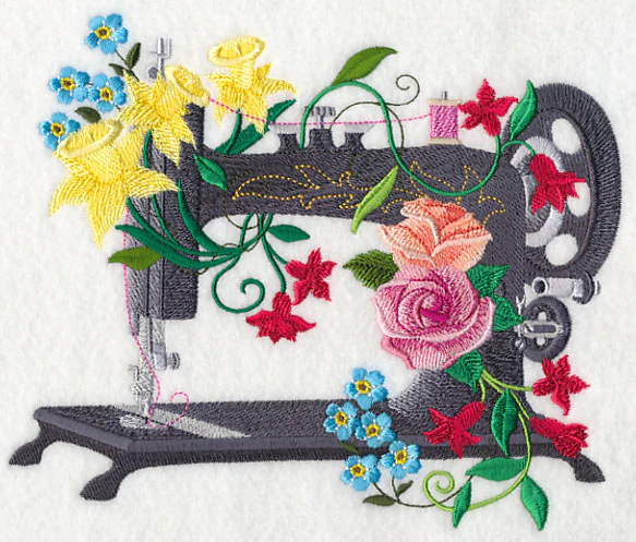 Sewing Machine Blooms - Image 4