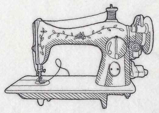 Sewing Machine Etching - Image 3