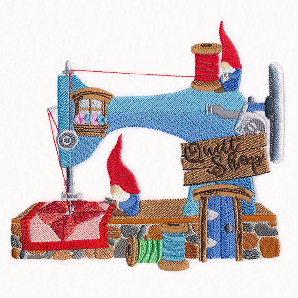 Sewing Machine Gnome House - Image 2