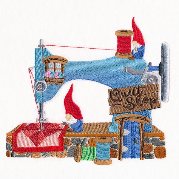 Sewing Machine Gnome House - Image 4