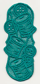 Sewing Notions Bookmark (Lace) - Image 2