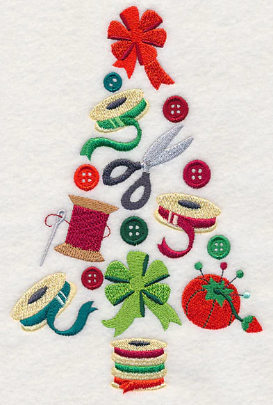 Sewing Notions Christmas Tree - Image 3
