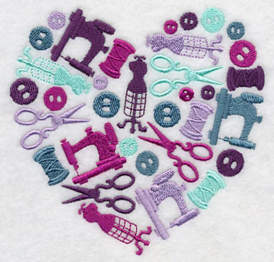 Sewing Silhouette Heart - Image 4