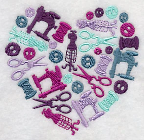 Sewing Silhouette Heart - Image 5