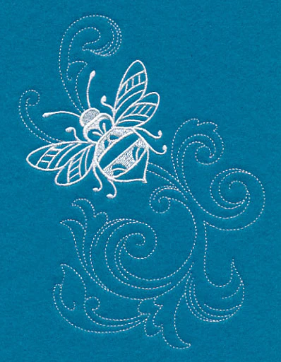 Shabby Chic Bee Spray (Whitework) - Image 3